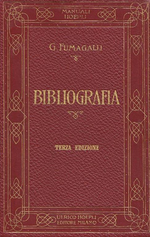 Bibliografia - copertina