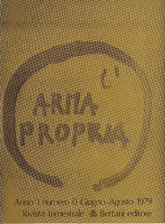 L' arma propria. Giugno-Agosto 1979 - copertina