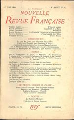 La Nouvelle Revue Française. Juin 1956 - N. 42