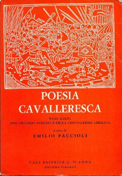 Poesia cavalleresca - copertina
