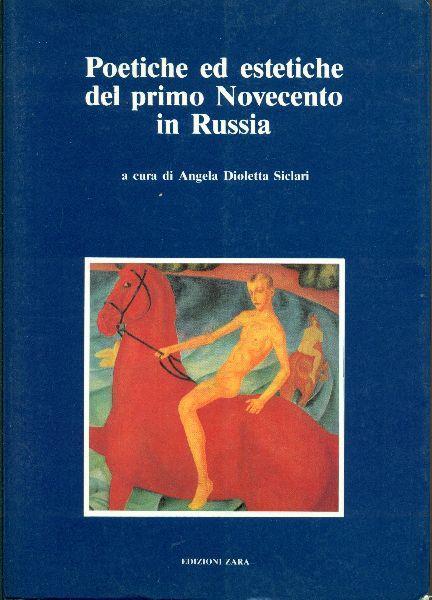 Poetiche ed estetiche del primo Novecento in Russia - copertina