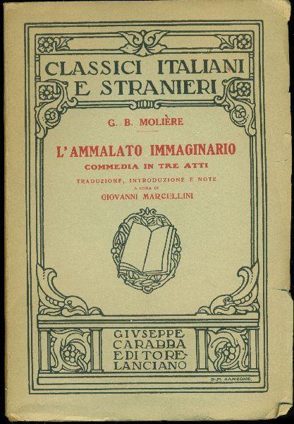 L' ammalato immaginario - Molière - copertina