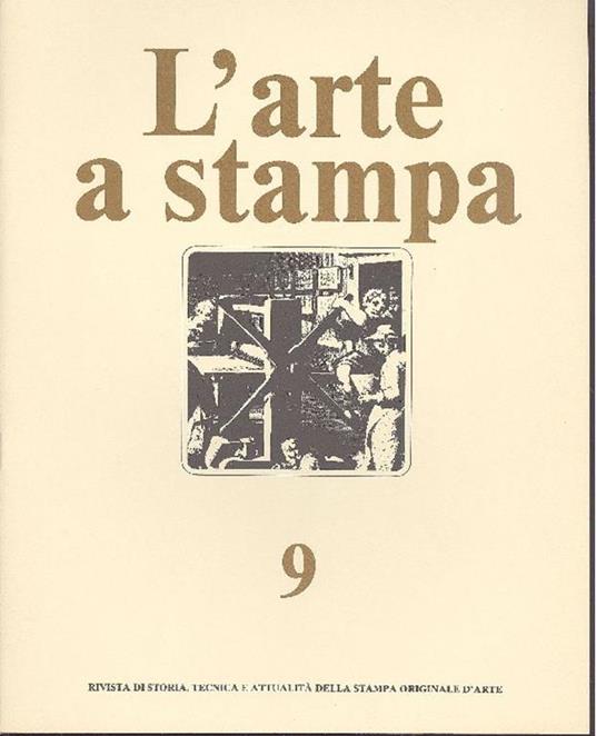 L' arte a stampa. Settembre/Ottobre 1979. N. 9 - copertina