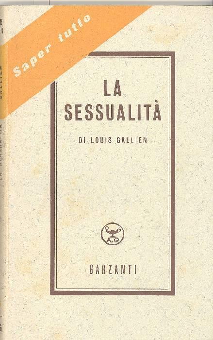 La sessualità - Gallien Louis - copertina