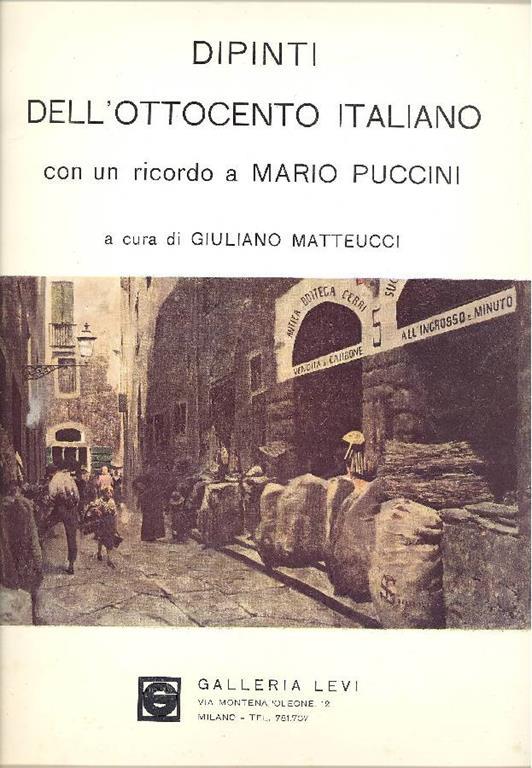 Dipinti dell'Ottocento italiano con un ricordo a Mario Puccini - copertina