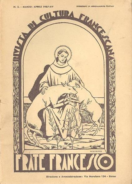 Frate Francesco. Marzo-Aprile 1937 - copertina
