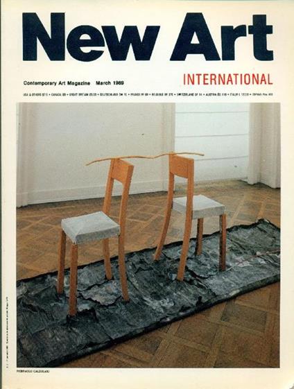 New Art International. March 1989, 4 année, N. 2 - copertina