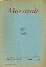 Maestrale. Anno III, N. 9, Settembre 1942
