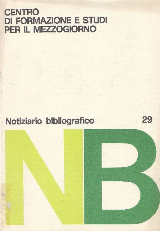 Notiziario bibliografico. La programmazione dei servizi sociali. Rassegna bibliografica - copertina