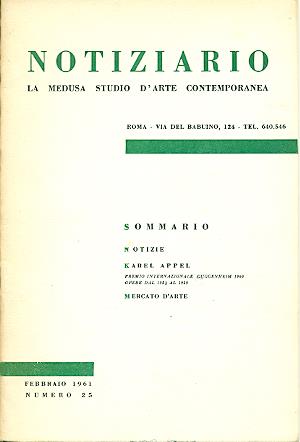 Notiziario La Medusa. Numero 25 Febbraio 1961