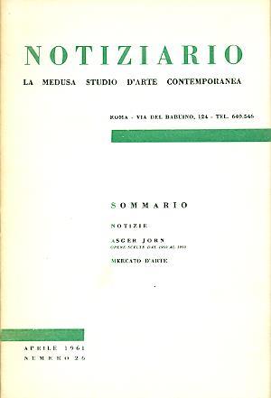 Notiziario La Medusa. Numero 26 Aprile 1961 - copertina