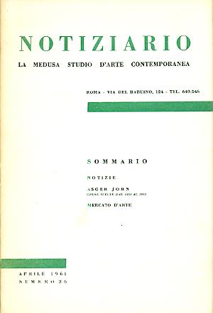 Notiziario La Medusa. Numero 26 Aprile 1961