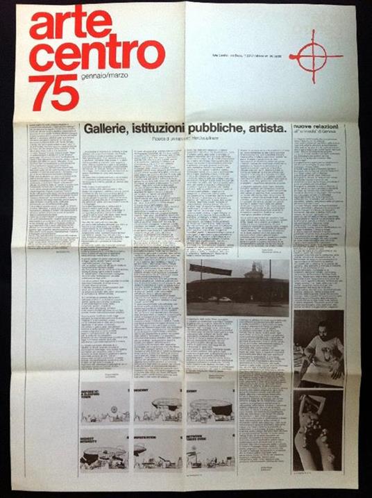 Arte Centro 75 gennaio/marzo - copertina