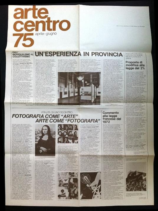 Arte Centro 75 aprile-giugno - copertina