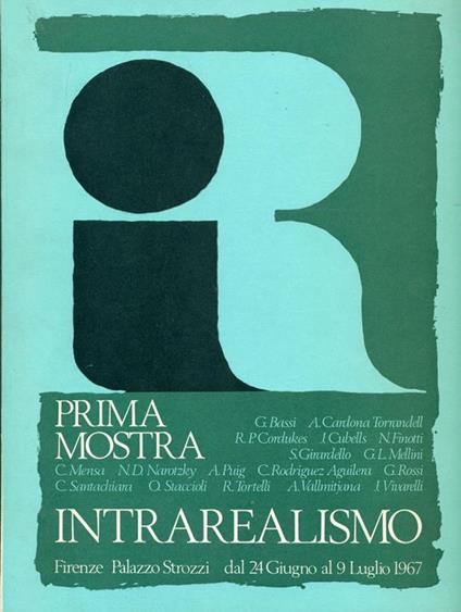 Prima Mostra Intrarealismo. Catalogo - copertina