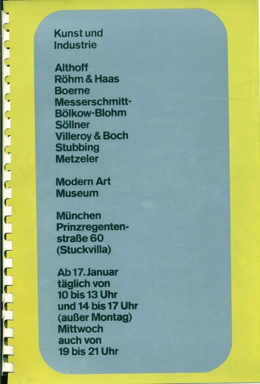 Kunst und Industrie - copertina