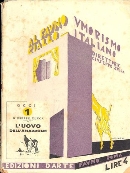 L' uovo dell'amazzone - Giuseppe Zucca - copertina