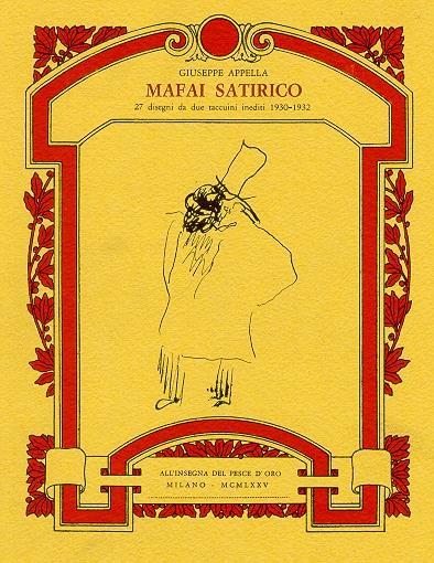 Mafai satirico - Mario Mafai - copertina
