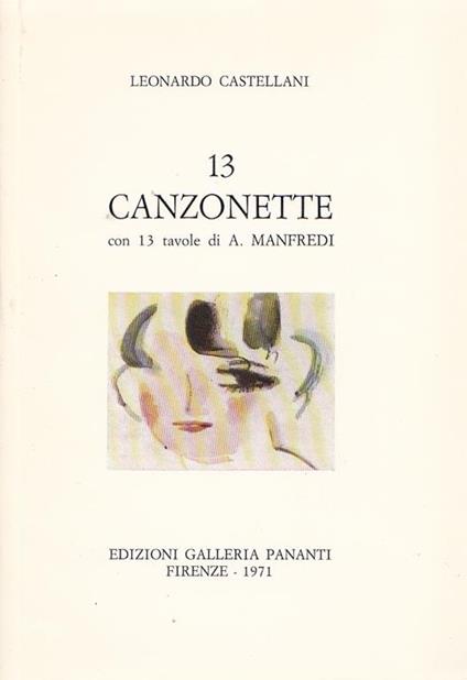 13 Canzonette - Leonardo Castellani - copertina