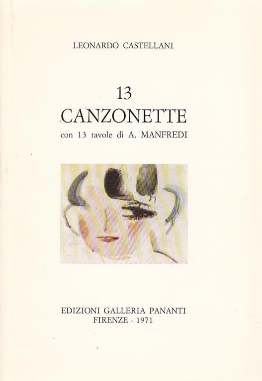 13 Canzonette - Leonardo Castellani - copertina