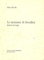 Le iscrizioni di Stendhal. Elzeviri del tempo