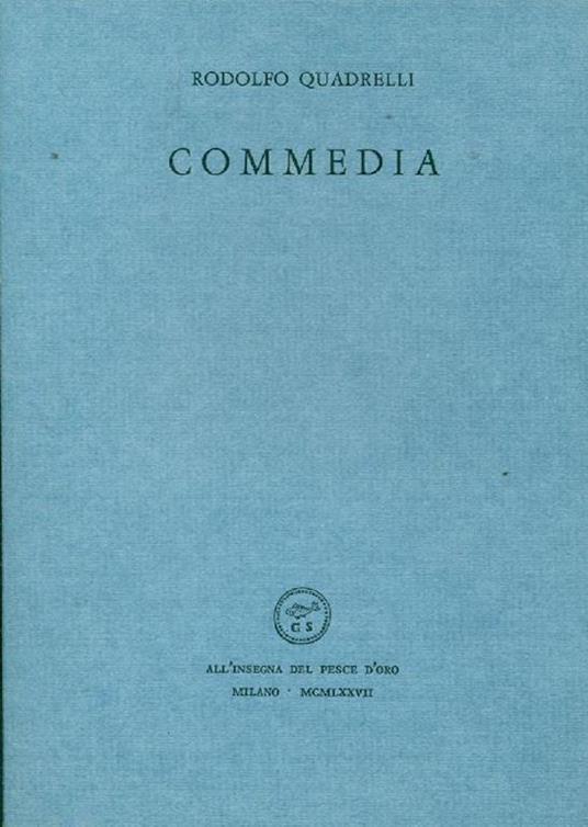 Commedia - Rodolfo Quadrelli - copertina