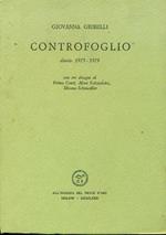Controfoglio. Diario 1975-1979