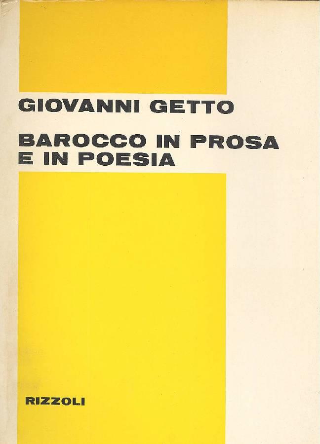 Barocco in prosa e in poesia