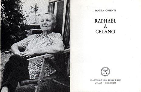 Raphael a Celano - Sandra Orienti - 2
