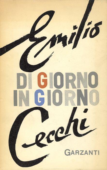 Di giorno in giorno - Emilio Cecchi - copertina