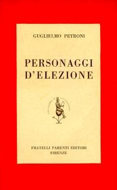 Personaggi d'elezione - Guglielmo Petroni - copertina