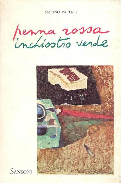 Penna rossa inchiostro verde - Marino Parenti - copertina