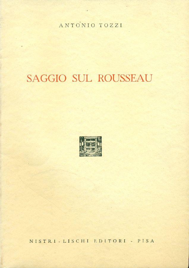 Saggio sul Rousseau