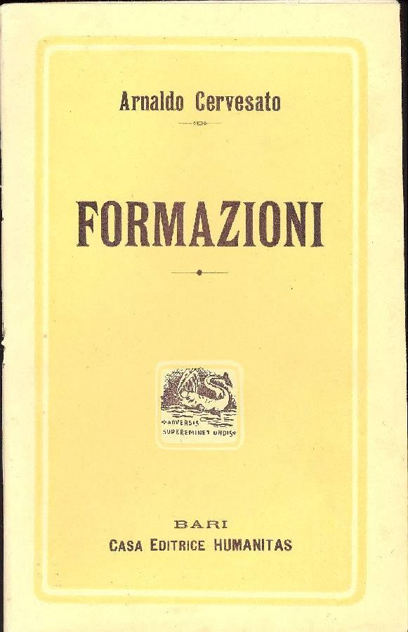 Formazioni. Concordanze della Nuova Parola