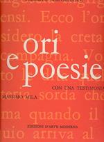 Ori e poesie