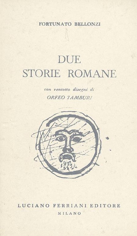 Due storie romane - Fortunato Bellonzi - copertina