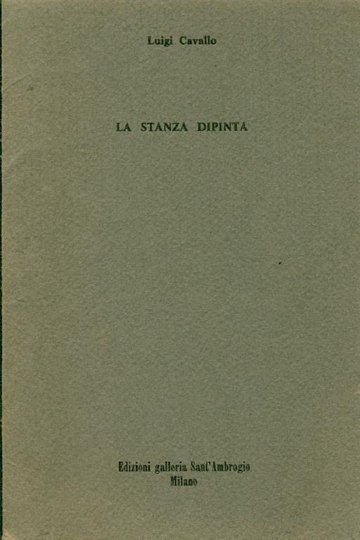 La stanza dipinta - Luigi Cavallo - copertina