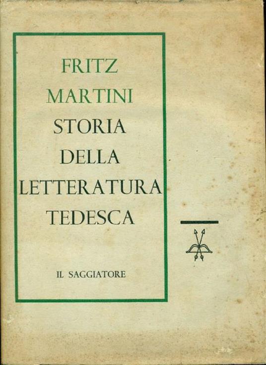 Storia della letteratura tedesca - Fritz Martini - copertina