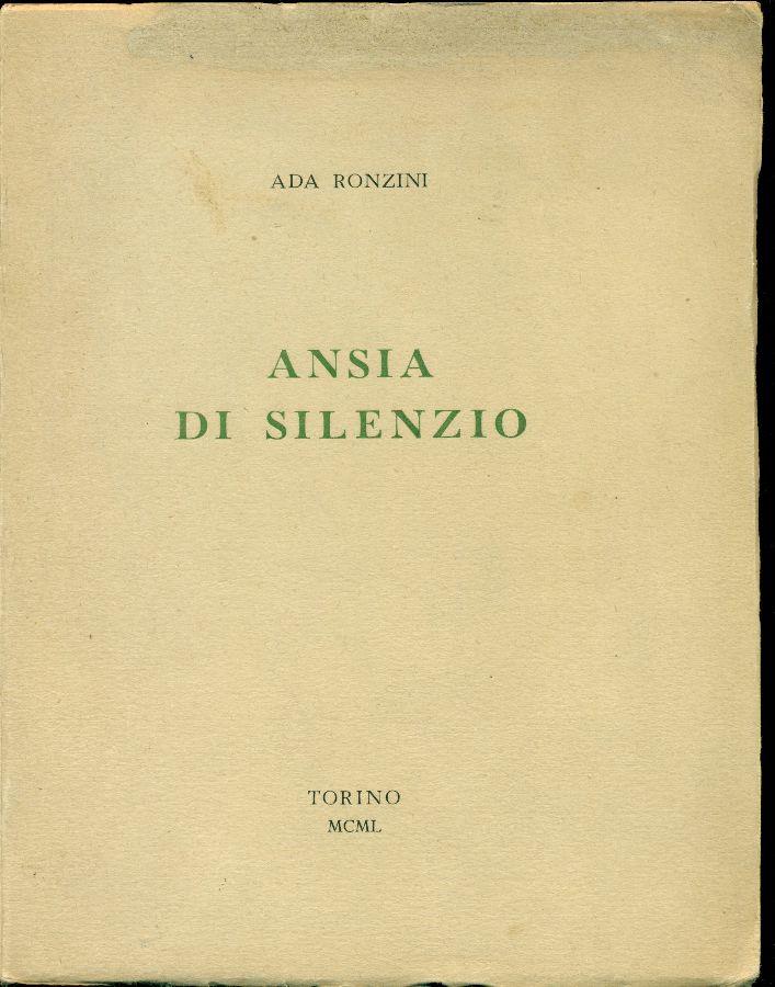 Ansia di silenzio