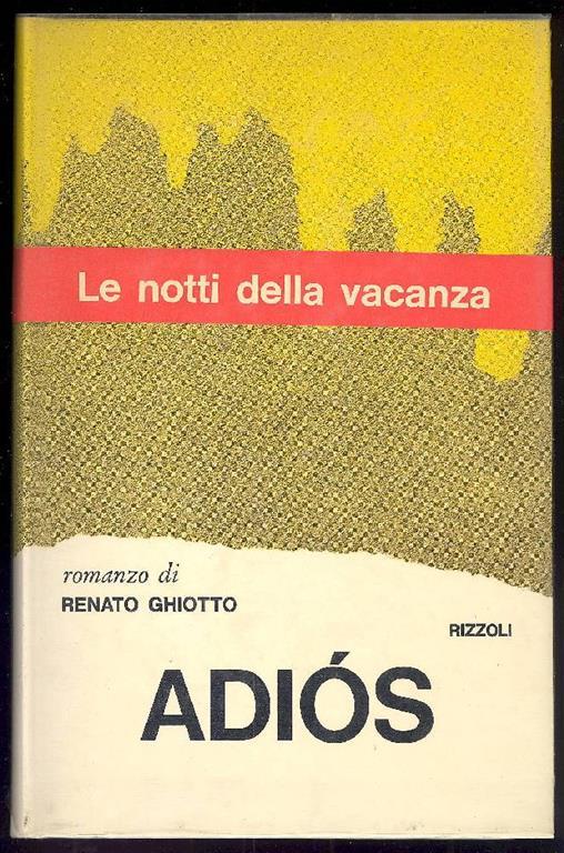 Adios - Renato Ghiotto - copertina