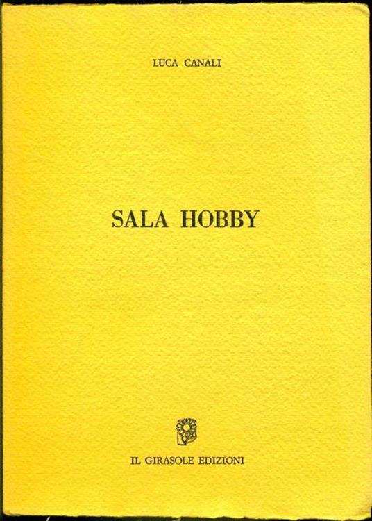 Sala Hobby - Luca Canali - copertina