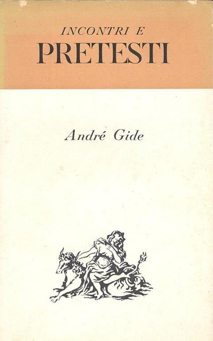 Incontri e pretesti - André Gide - copertina