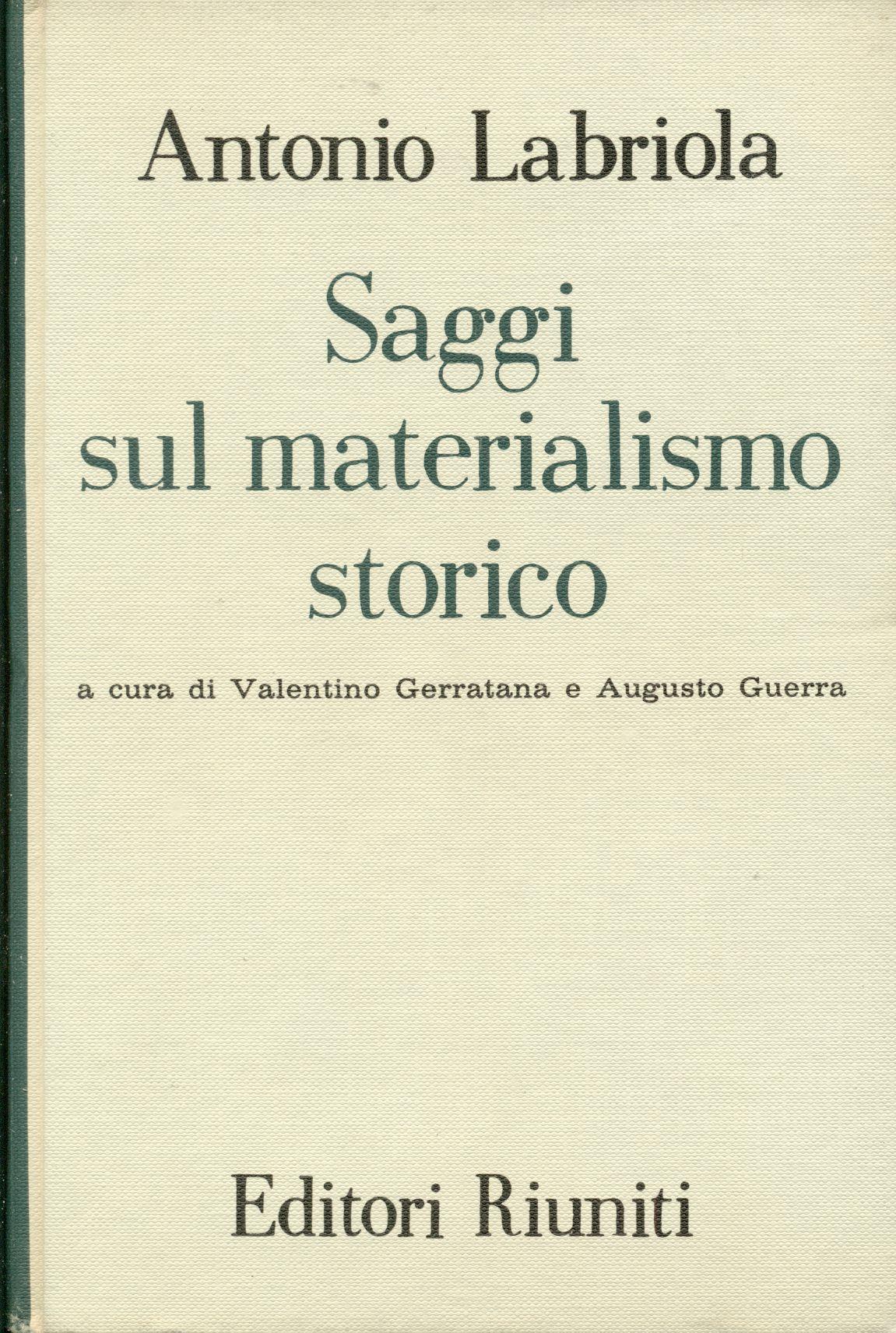 Saggi sul materialismo storico