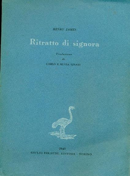 Ritratto di signora - Henry James - copertina