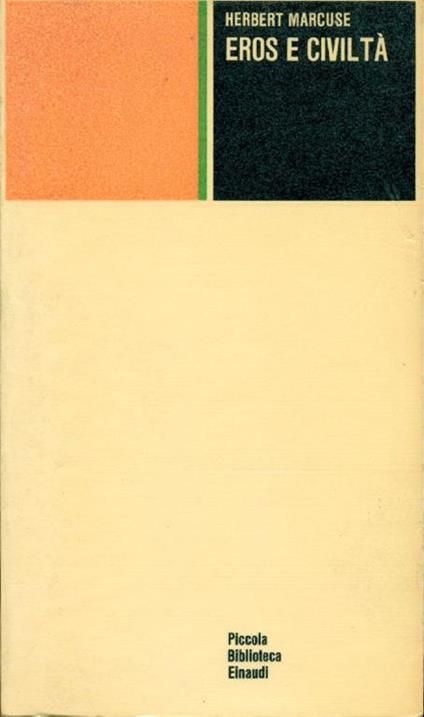 Eros e civiltà - Herbert Marcuse - copertina