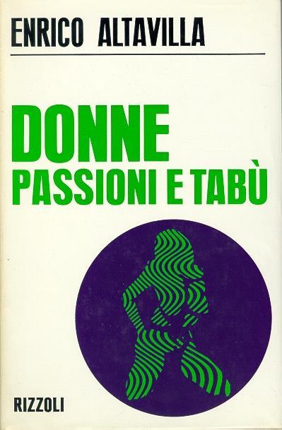 Donne passioni e tabù - Enrico Altavilla - copertina