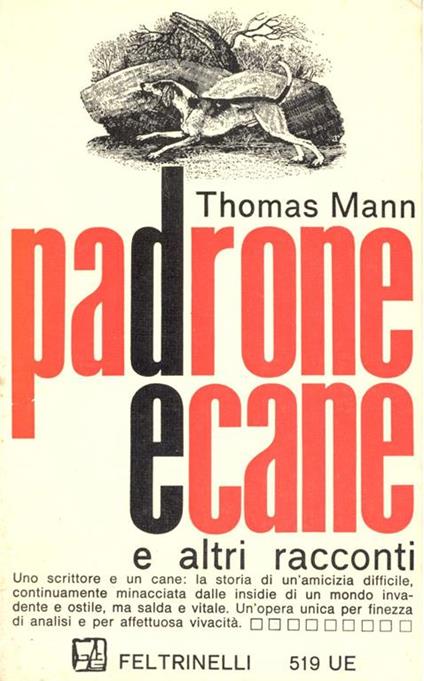 Padrone e cane e altri racconti - Thomas Mann - copertina
