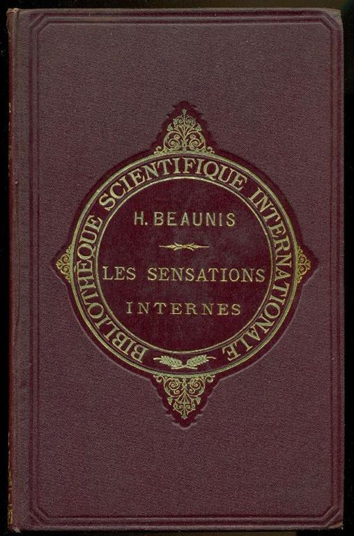 Les sensations internes - H. Beaunis - copertina