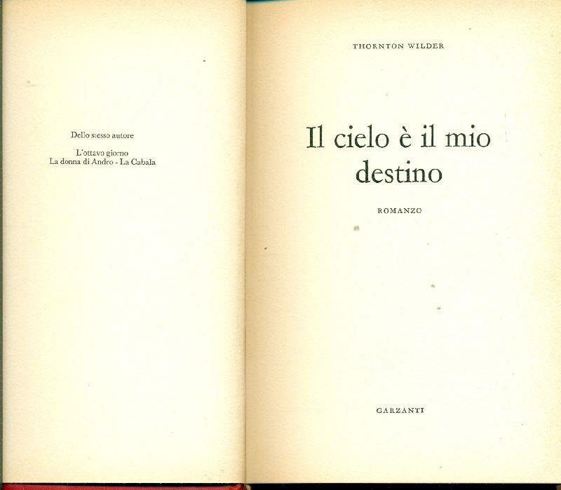 Il cielo è il mio destino