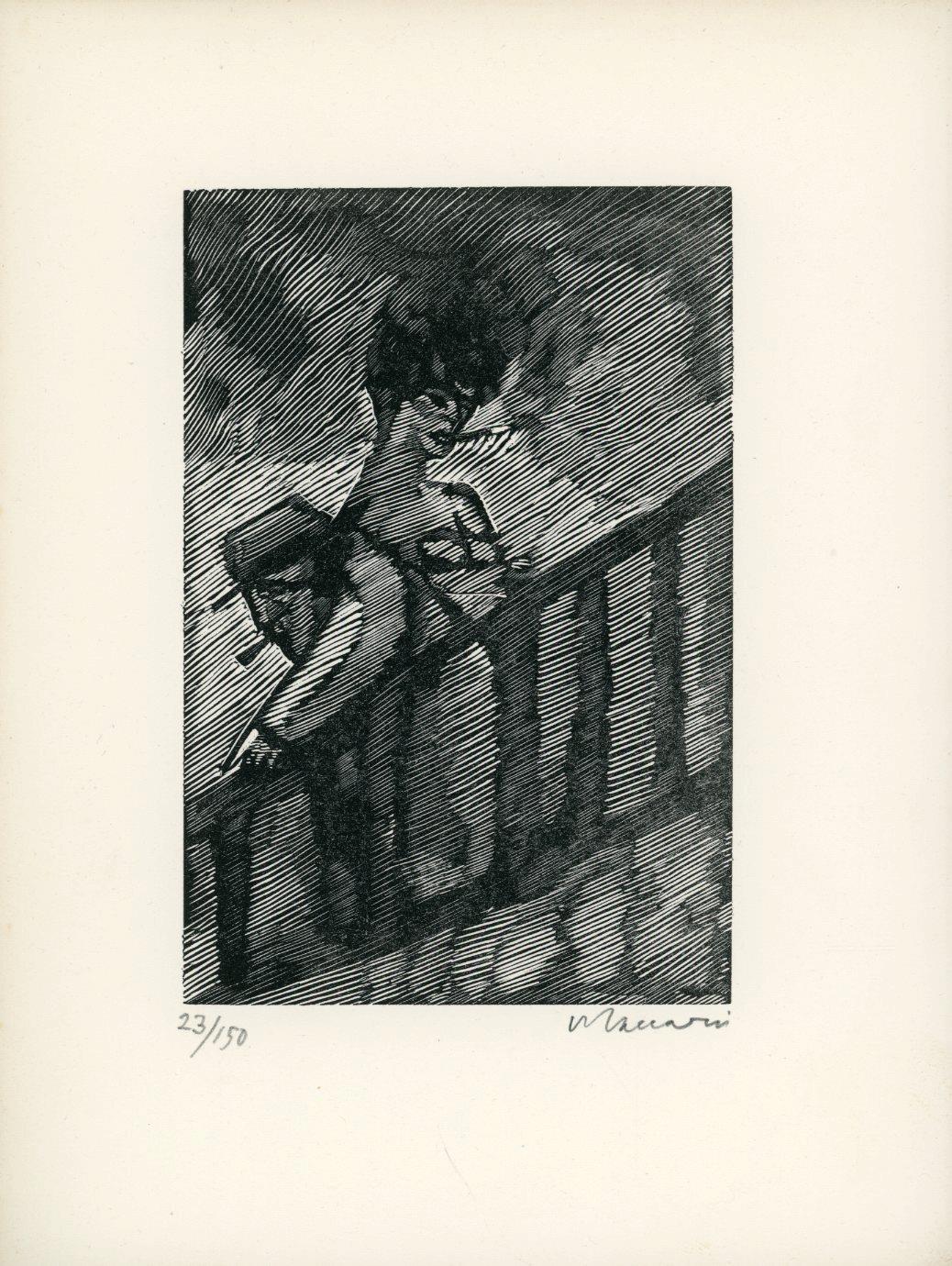 72 disegni di Maccari, assortiti, incisi in legno da Ernesto Romagnoli